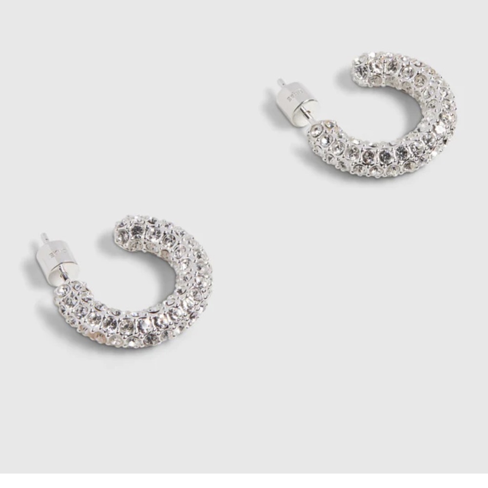 Elegant Silver Hoop Earrings